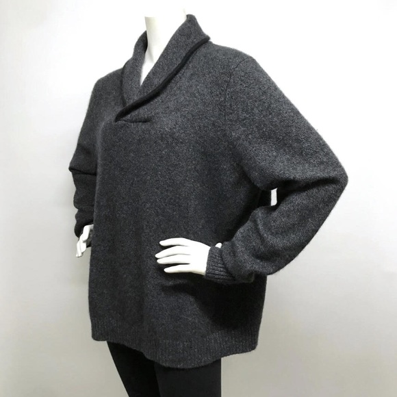 ❌❌SOLD❌❌ CASHMERE Sweater ELBOW Patches Mens XL - Picture 8 of 8